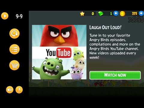 Видео: Прохождение игры angry birds эпизод the big setup 1 часть
