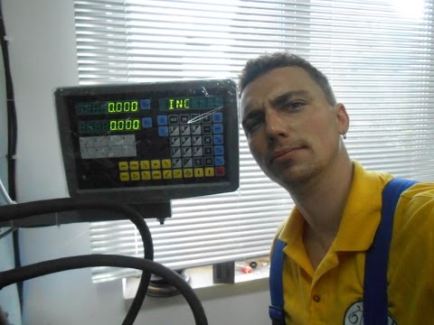 Видео: Установка DRO (ПЦІ, УЦИ) на 3г71 + орг момент.