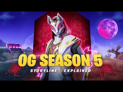 Видео: Сюжетная линия 5-го СЕЗОНА Fortnite OG и ОБЪЯСНЕНИЕ КРАСНОГО КУБА!