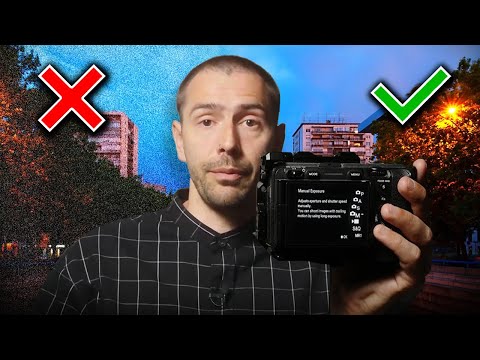 Видео: Как фотографировать ночью? - Урок по созданию КРАСИВЫХ и ЧЁТКИХ ночных фотографий