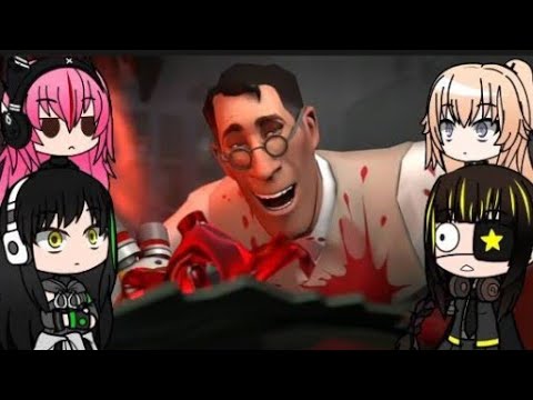 Видео: Реакция Girl's Frontline на TF2: встреча с медиком
