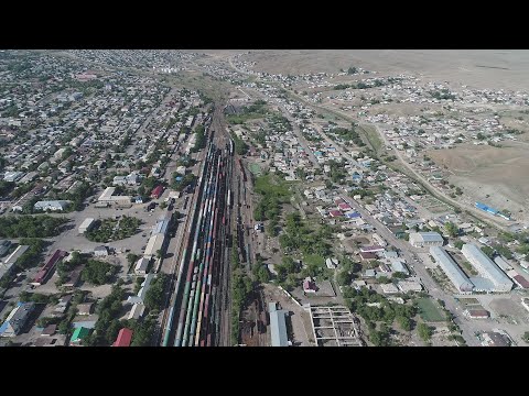 Видео: Казахстан, Аягоз Депо - Вокзал - Площадь - Элеватор / Kazakhstan, Ayagoz  13 June 2023