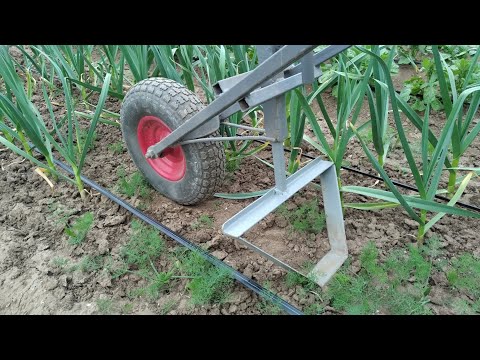 Видео: Трёхсторонний плоскорез,для ручного адаптера.(тест)