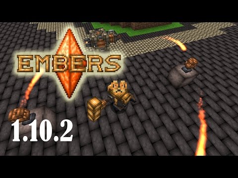 Видео: [Обзор][1.10.2] Embers - Технологии дворфов - часть 1 - S5-EP12