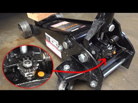 Видео: Если протекает домкрат, сделайте следующее!