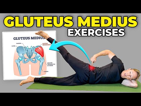 Видео: 4 упражнения для укрепления средней ягодичной мышцы