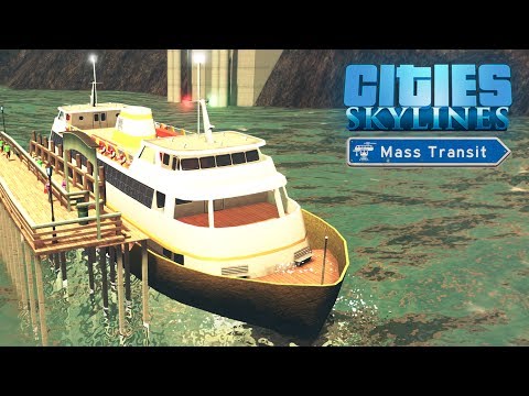 Видео: Cities Skylines Mass Transit - Паромы! #12