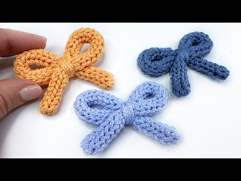 Видео: Легкий способ, как связать бантик крючком 🎀