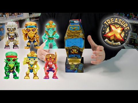 Видео: ЧТО ЭТО? ПОПАЛСЯ СВЕТЯЩИЙСЯ МОНСТР! Новый набор Treasure X MONSTER Gold!