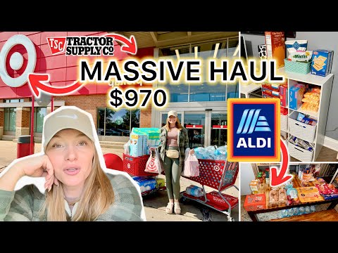 Видео: ОГРОМНЫЙ целевой груз | БОЛЬШОЙ СЕМЕЙНЫЙ ALDI Fill in Haul