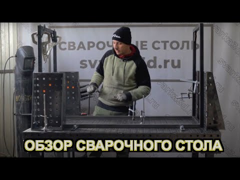 Видео: ОБЗОР сварочного СТОЛА и ОСНАСТКИ на реальном изделии | Изготовление мебели