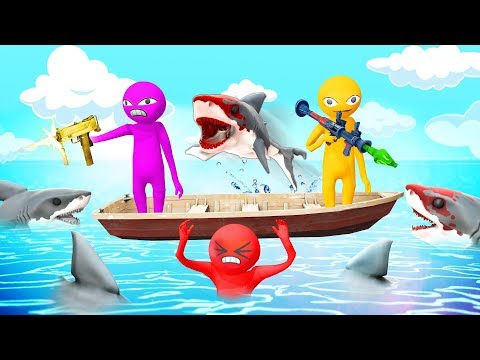 Видео: ВЫЛЕЗАЙ ИЗ ВОДЫ, ТАМ АКУЛА! САМАЯ УГАРНАЯ БИТВА ДРУЗЕЙ В HAVOCADO