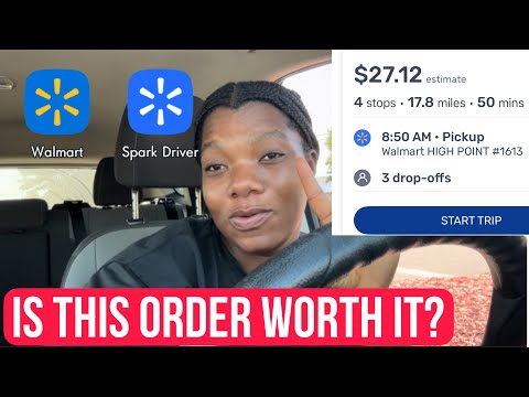 Видео: Моя полная смена в качестве водителя Spark в Walmart | Сегодня всё было не так уж плохо