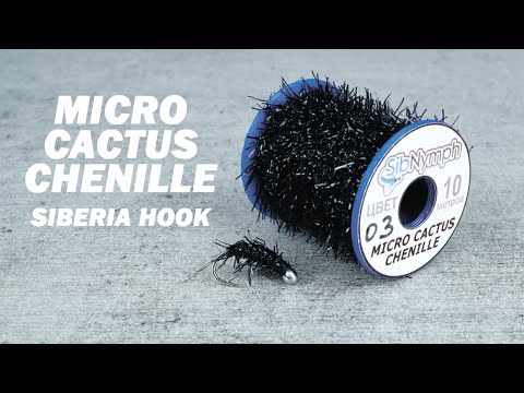 Видео: Ловчая мушка из Micro Cactus синели с пленкой "Ручейник" для имитации спинки от Sibnymph