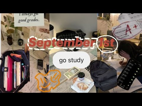 Видео: Vlog: 1 сентября 🔔 осень 🍁/школа 🏫/учёба началась 📚