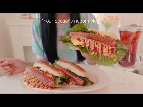 Видео: Печь хот-доги и жареные креветки, красивый ланч-бокс и мини-кимбап, корейский круглосуточный магазин