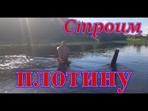 Видео: Строим  плотину  на  реке!!!    Начало.....