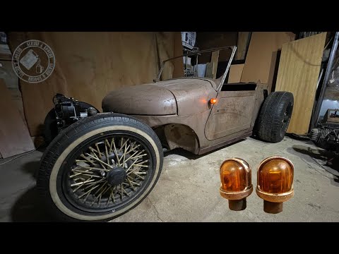 Видео: Передние поворотники для рэт рода СМЗ С3А