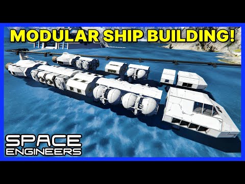 Видео: МОДУЛЬНОЕ СТРОИТЕЛЬСТВО И ПРОЕКТИРОВАНИЕ КОРАБЛЕЙ! - SPACE ENGINEERS Survival - Эпизод 42