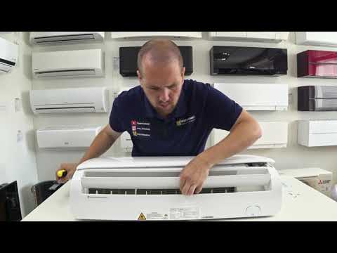 Видео: Как снять крышку сплит-системы Haier Leader