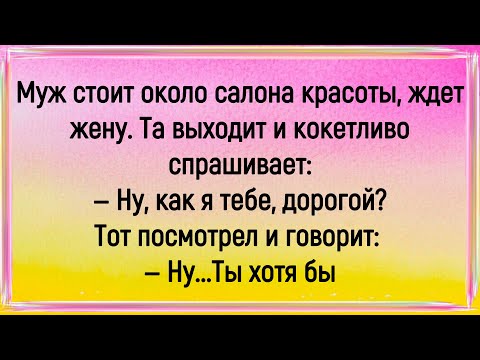 Видео: 🐔Как Муж Ждал Жену Из Салона Красоты! Сборник Смешных Анекдотов! Юмор! Позитив!