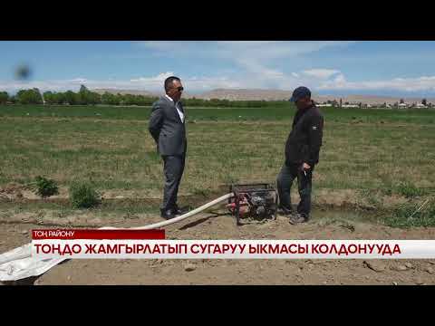 Видео: Тоңдо жамгырлатып сугаруу ыкмасы колдонулууда