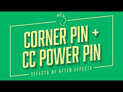 Видео: Угловой штифт + штифт CC Power | Эффекты After Effects