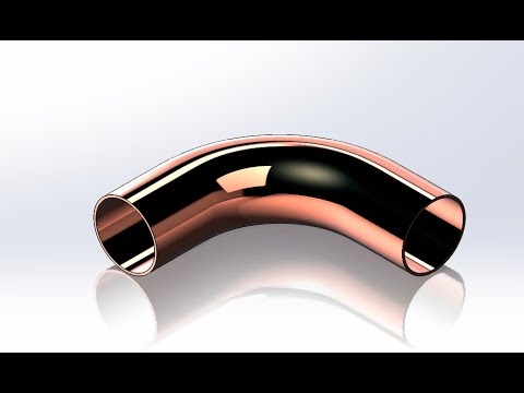 Видео: Видеоуроки SolidWorks. Патрубок в SolidWorks