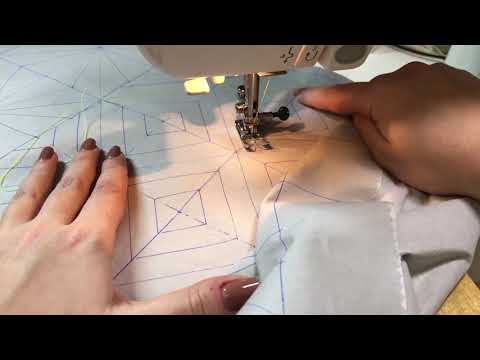 Видео: Квилтинг,  Стежка  на бытовой швейной машинке по мотивам Пэчворка
