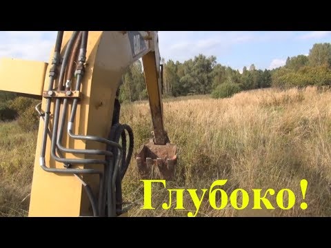 Видео: Раскопки немецкий Блиндаж трактор и металлоискатель в деле // Юрий Гагарин