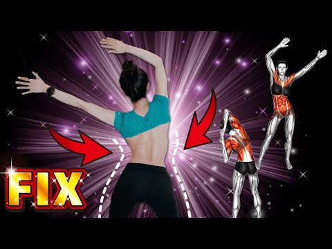 Видео: Тренировка для устранения жира в области декольте и спины | Тренировка для устранения бокового жира