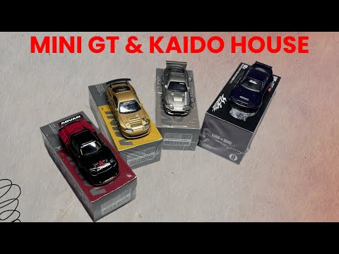 Видео: РАСПАКОВКА И ОБЗОР MINI GT SUPRA, MAZDA RX-7 LBWK, VEILSIDE, KAIDO HOUSE R33 