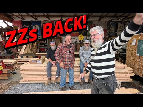 Видео: Распиловка последних четырёх 12-футовых брёвен белой сосны # 801