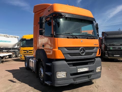 Видео: Mercedes Benz Axor 1836 LS - Обзор тягача