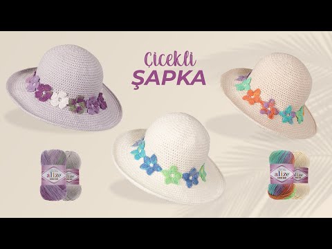 Видео: Cotton Gold Batik ile Çiçekli Şapka Yapımı • Flower Hat • ЦВЕТОЧНАЯ ШАПКА