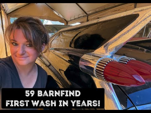 Видео: 1959 CADILLAC BARNFIND ПЕРВАЯ МОЙКА ЗА 20 ЛЕТ #1959cadillac #перваямойка #автомойка #мойка #barnf...