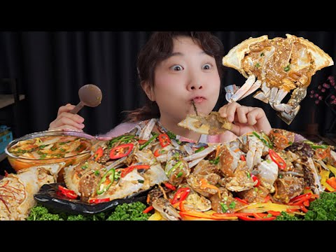 Видео: Краб.🦀Mukbang eating show