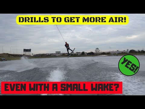 Видео: Как получить больше воздуха на вейкборде! Даже с небольшой волной!