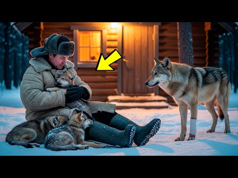 Видео: Егерь спасает ВОЛЧАТ — СМОТРИТЕ, что сделали звери в ответ!