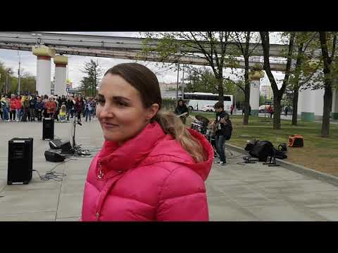 Видео: Группа Черный Квадрат.  Выступление на ВДНХ. Запись 3 мая 2019 года.