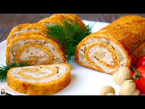 Видео: Куриный Рулет с Сыром | Очень Вкусный и Сочный