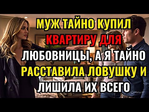 Видео: МУЖ ТАЙНО КУПИЛ КВАРТИРУ ДЛЯ ЛЮБОВНИЦЫ, А Я ТАЙНО РАССТАВИЛА ЛОВУШКУ И ЛИШИЛА ИХ ВСЕГО