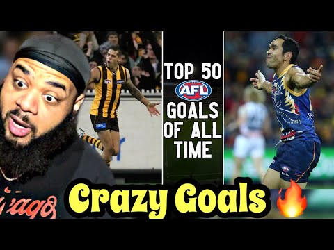 Видео: AMERICAN REACTS на 50 лучших голов AFL всех времен