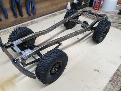 Видео: УАЗ -469/UAZ-469 RC 1:8 РАМА часть 2