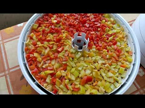 Видео: Приправа из овощей "Зимняя Вегета" в сушилке