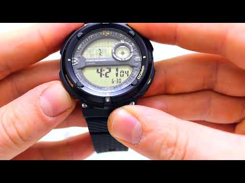 Видео: Часы Casio Outgear SGW-600H-9A - Инструкция, как настроить от PresidentWatches.Ru