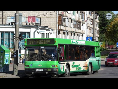Видео: Автобус Борисова МАЗ 103.065 госномер АХ 2376-5 (бывший АВ 0760-7 )марш 7