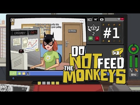 Видео: Do not Feed the Monkeys - Прохождение #1 - запись стрима