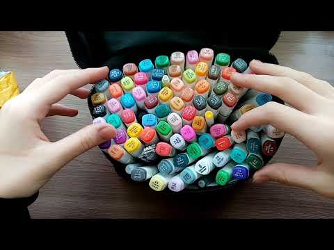 Видео: Маркеры touchnew. Обзор с алиекспресс