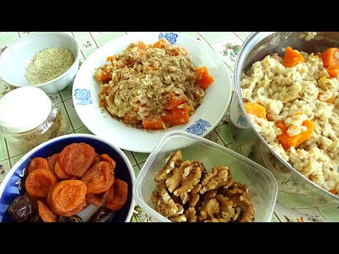 Видео: Это надо попробовать, чтобы понять как это вкусно и полезно. Каша с Тыквы Овсянки помол - Ореха Льна